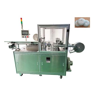 China 50-60pcs/min Packing Speed Automatic Soap Paper Film Packaging Pleat Wrapping Machine for sale