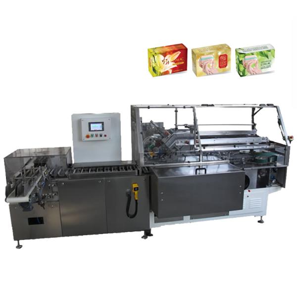 Quality 250 Packs/Min Small Soap Vertical Box Carton Packing Machine For Paper Packaging for sale