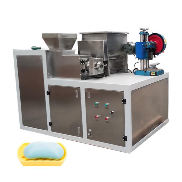 Quality 500KG Weight Capacity 200kg/h Automatic Small Bar Soap Making Machine for sale