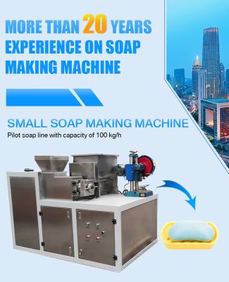 Quality Small Scale 100kg Per Hour Transparent Soap Making Machine OEM for sale