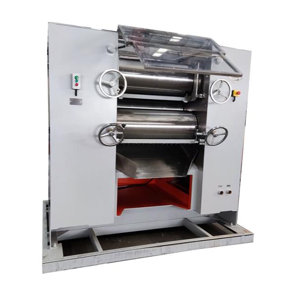 Quality Small Scale Bar Soap Making Machine With Three Roll Mill 150mm Roller Manual for sale