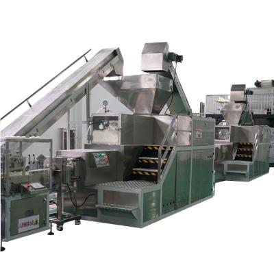 China Video Technical Support 500-2000KG/H Full Automatic Soap Making Machine Production Line for sale