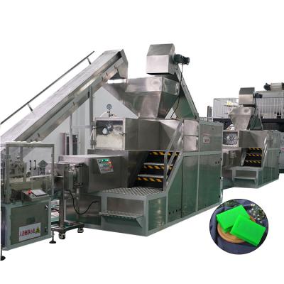 China 500-2000 Kg/H Soap Making Machine Production Line With Soap Cutting Function for sale