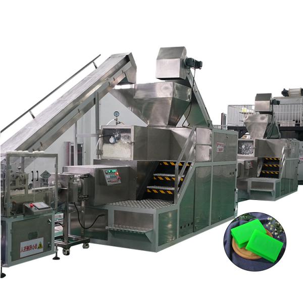 Quality 500-2000 Kg/H Soap Making Machine Production Line With Soap Cutting Function for sale