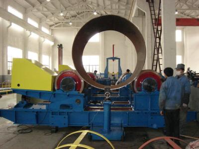 China Self Aligning Pipe Welding Rotator With Steel / Polyurethane Wheel for sale