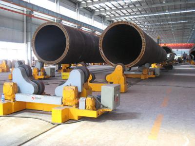 China Schweißens-Stellwerke des Stahlrohr-80T/Schweißens-Rotator-Bau zu verkaufen