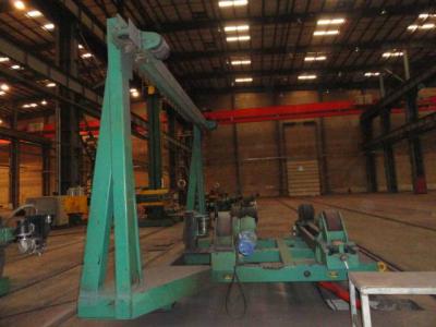 China Welding Wind Tower Production Line 20T Hydraulic Tilting Welding Rotator for sale