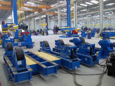 China 30 Tons Wind Tower Production Line Motorized Vessels Welding Rotator for sale