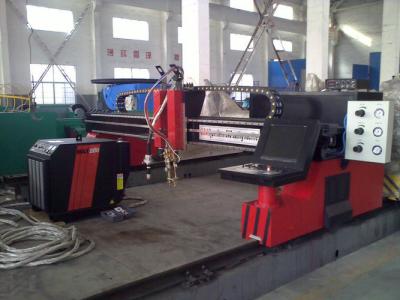 China Linha de soldadura máquina do feixe da placa de aço H de corte do plasma da chama do CNC à venda