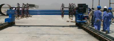 China Movimentação automática do motor da máquina de corte do plasma da chama do CNC do pórtico à venda