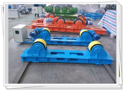 China Tank Vessel Production 20T Pipe Welding Rotator Fixed Base Rubber Wheel for sale