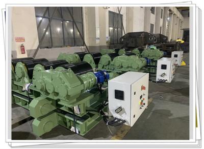 China Offshore Traverse 200t Welding Turning Rolls With Rubber Tyre CE ISO for sale