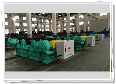 Chine Le rotateur de soudure de tuyau de moulin à vent a fixé le petit pain de rotation de réservoir de la roue 250t d'unité centrale à vendre