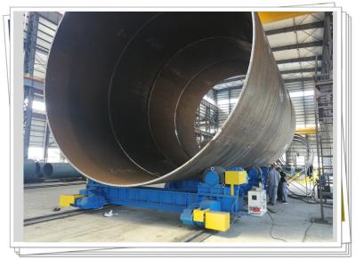 中国 鋼鉄車輪の慣習的な管の溶接の回転子600tのコラムのMonopileの走行のターン ロール 販売のため