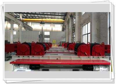 China Überquerung Rollen-Bett-Rohr-herkömmlichen schweißenden Rotators des Behälter-150T des schweißenden mit Eisenbahnwagen zu verkaufen