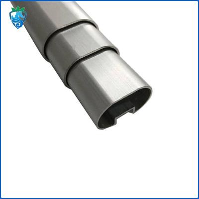 China 6063 T5 Tubo de alumínio Perfil de tubo 6061 Circular Quadrado Jateamento de areia à venda