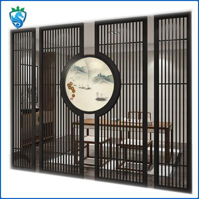 China Partition Entrance Assembly Line Aluminum Profile Grille Living Room Hollow Decorative for sale