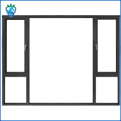 China 6063 Aluminium Profile Frame Sliding Windows And Doors Powder Coating T351 en venta
