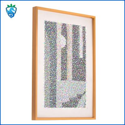 China Anodizing Aluminum Alloy Arc Picture Photo Frame Hanging Wall Table Business License for sale