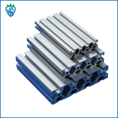 China Powder Coated Aluminum Profiles Punching Channel Oem Led Extrusion 6063 T42 for sale