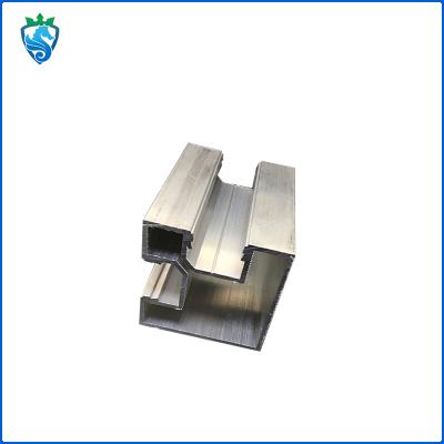 China Aluminum Alloy Handrail Profile Stair Glass Slot Handrail Guardrail Processing for sale