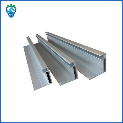 中国 Aluminum Solar Photovoltaic Panel Frame Extrusion Aluminum 6063 Aluminum Profile Processing 販売のため