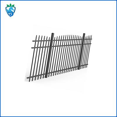 China 8ft 10 Foot Industrial Aluminum Fence Panels 6ft High Security for sale