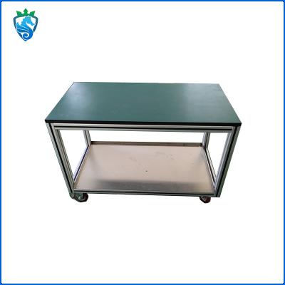 China Modular Workbench Aluminium Profile Workshop Assembly Line Inspection Table for sale