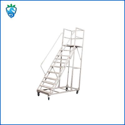 China 7 pies 8 pies 9 pies 16 pies escalera de aluminio escalera perfil de estantería trabajo de escalada en venta
