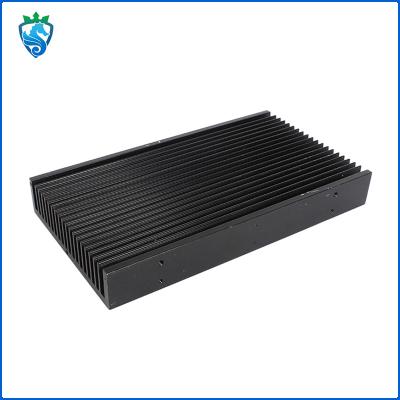China Profile del disipador de calor de aluminio de plata anodizada Disposición de calor Componentes electrónicos en venta