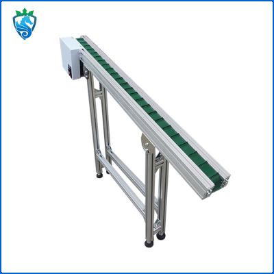 China Aluminum Conveyor Belt Movable Inclined Belt Conveyor Lift for sale