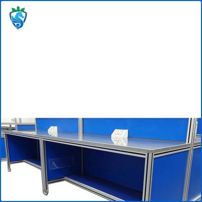 Chine Assemblage de bancs de travail à profilés en aluminium multifonctionnels Table de travail Tri des matériaux à vendre