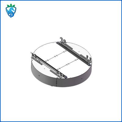 China Industrial Aluminum Profile Chain Pallet Rotating Table With Brake Motor Drive for sale