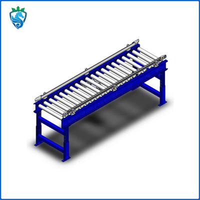 中国 Aluminum Poly-Ribbed Belt Roller Conveyor Line For Continuous Conveyance Of Items 販売のため