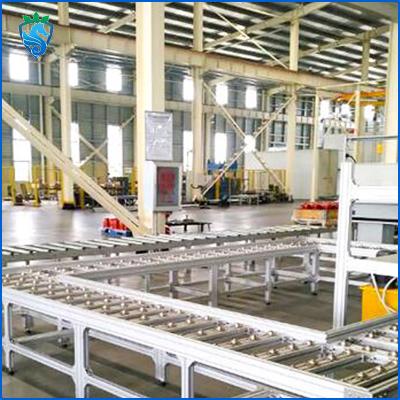 China Anodized Industrial Aluminum Profile Automated Conveyor Line Roller Conveyor for sale