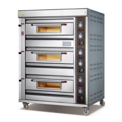 China Digital Control Commercial Baking Equipment Porcelain Mini Bakery Mobile Pizza Smoker Baking Cake Bread Oven Machine for sale