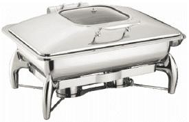 China Multi Functional Commercial Cooking Equipment 9L 1/1 Rectangle Chafer With Frame en venta