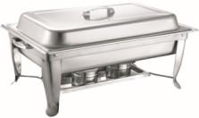 China 0.65mm pan thick Commercial Cooking Equipment 9L Economy Chafer Foldable en venta