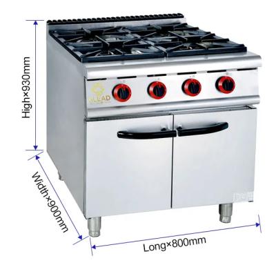 China GL1200-GRL Adjustable Rack Gas Commercial Oven with Timer for Restaurants LPG/NG for sale