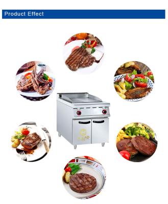China Commercial Kitchen Cooking Equipment 12.5kw Power Range Heavy duty Stainless Steel Electric Grill for sale