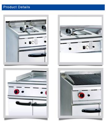 China Stainless Steel Restaurant Cooking Equipment GL-RC-2 with Gas Connection R13/4 en venta