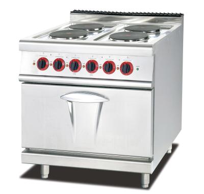 中国 Stainless Steel Gas Cooker Kitchen Equipment 10kw 220V 4 Burners 100-400°F 販売のため