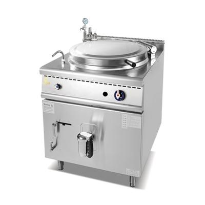 China 800×900×850 70 Restaurant Cooking Equipment with LPG/NG Power Supply and R13/4 Gas Connection Gas Indirect Jacket Boilli à venda