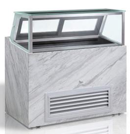 China Ice Cream Display Cabinet With 700W Power Stainless Steel Construction Air Cooling System for sale