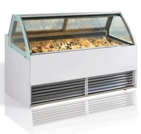 China 6x2 Stainless Steel Ice Cream Display Cabinet for sale
