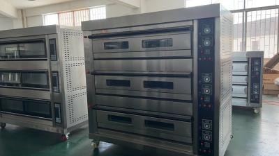 China Low Energy Consumption Gas Deck Oven For Bakery Breads 220V50HZ Voltage 0.3KW Power à venda