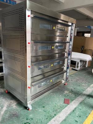 Китай 16 Tray Gas Deck Oven For Bakery Bread Egg Tart French Cooking Equipment 494kg 0.3KW продается
