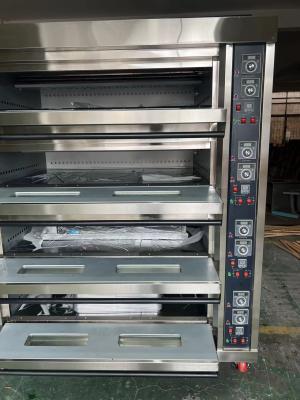 China Gas Deck Oven 16-Tray Capacity For Bakery Cooking 485g Net Weight 220V Power Source à venda