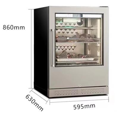 China 168L Hotel Refrigerator Black Shell 160W Compressor Air Cooling Single Temperature Zone Easy Maintenance for sale