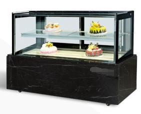 China Square Glass Base Industrial Refrigeration Unit Industrial Refrigeration Equipment With 2 Shelves à venda